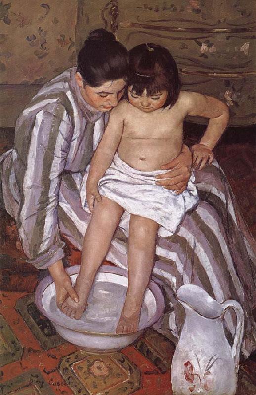 Mary Cassatt Bath France oil painting art